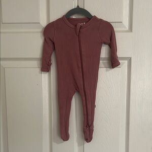 Kyte BABY Pink Footies One Piece with Long Sleeves